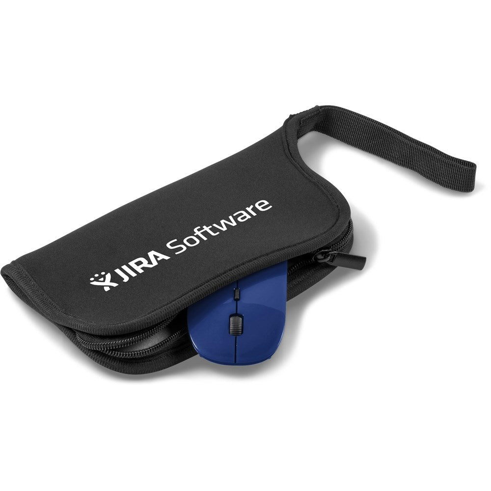 Omega Mouse Pad & Wireless Mouse - BLUE