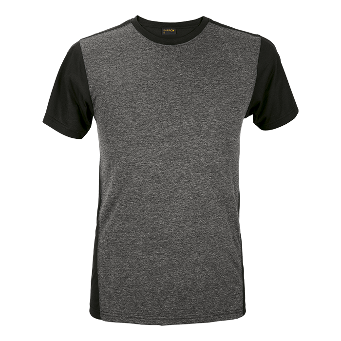 Ignite T-Shirt - Charcoal Melange/Black