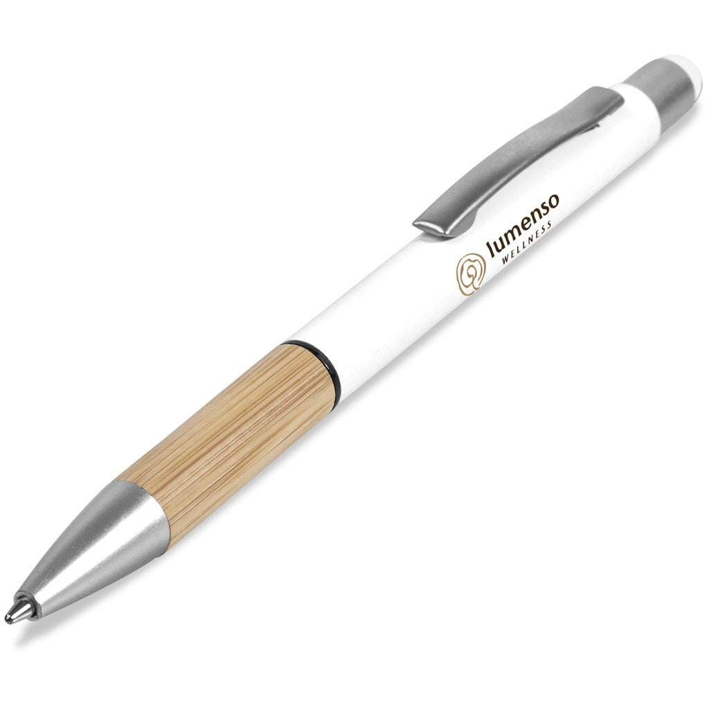 Okiyo Yashi Stylus Ball Pen - SOLID WHITE