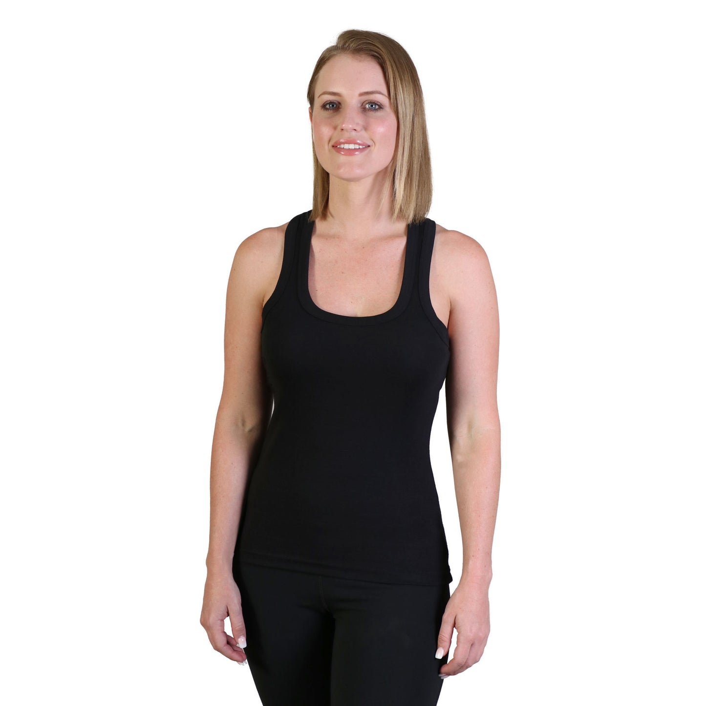 Ladies Racerback Top - Black - While Stock Last