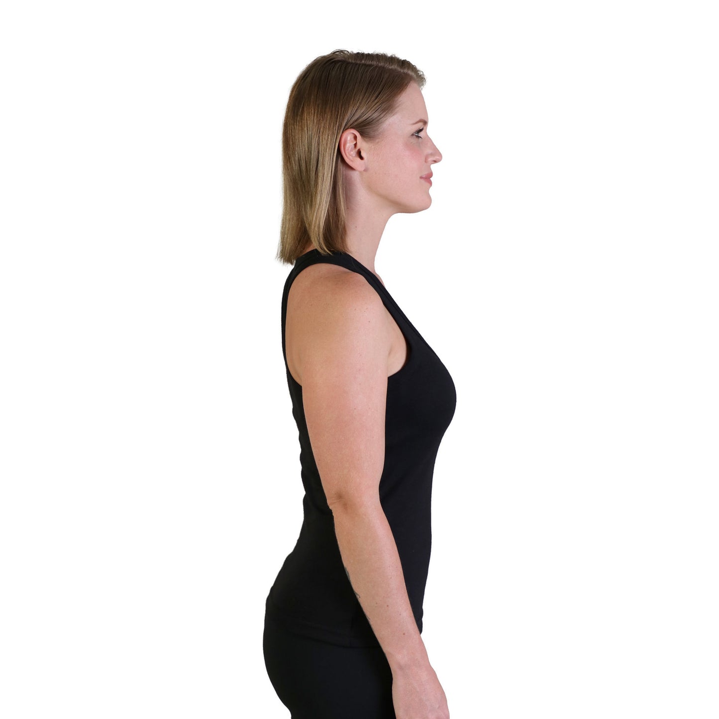 Ladies Racerback Top - Black - While Stock Last