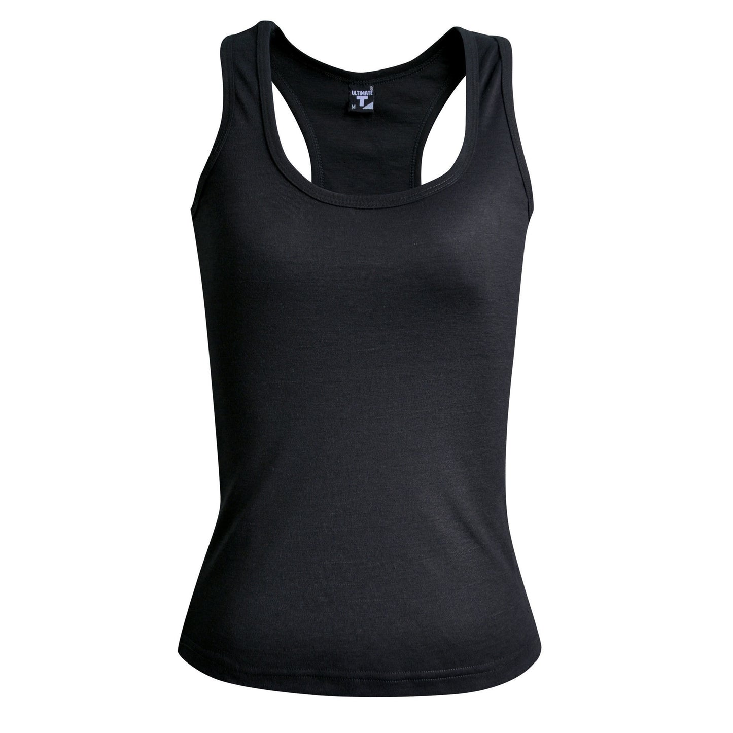 Ladies Racerback Top - Black - While Stock Last