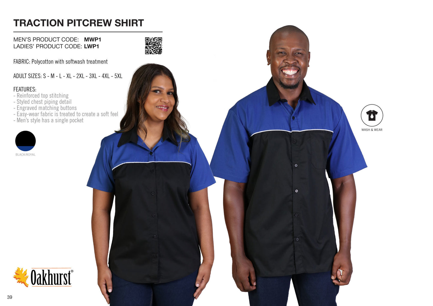 Ladies Traction Pit Crew Shirt - End Of Range