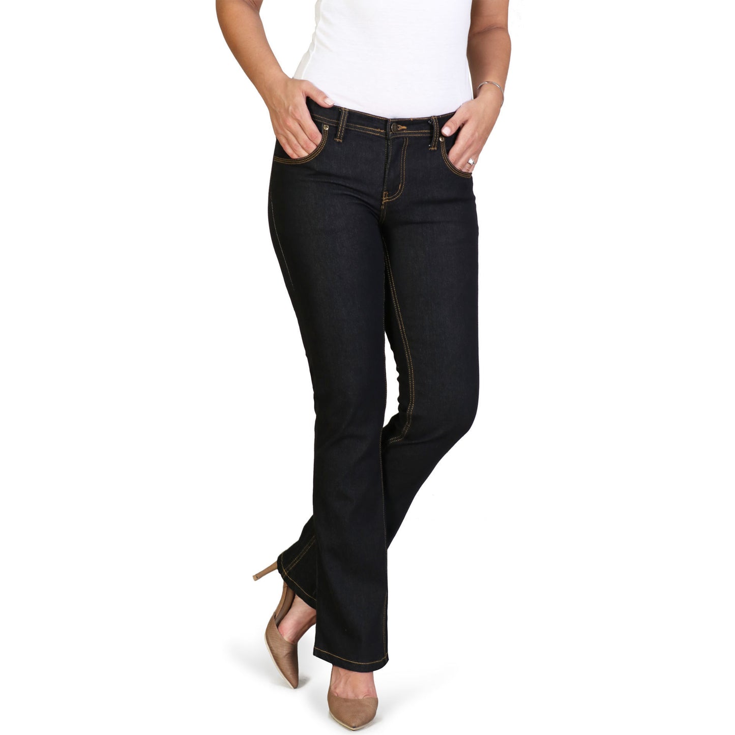 Ladies Stretch Denim Jeans - 5 Pocket - End Of Range