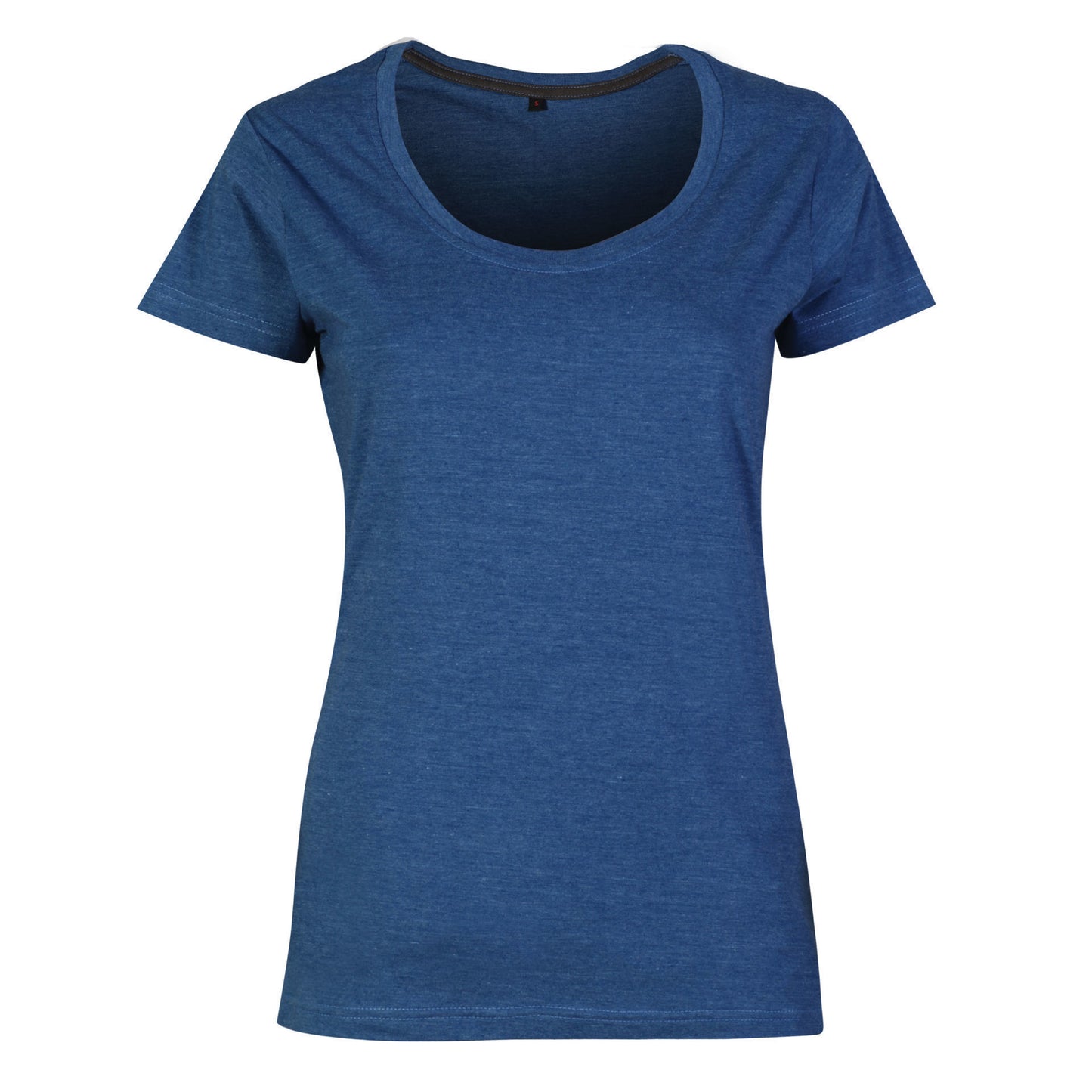 Ladies 150g Fashion Fit T-Shirt  - Mid Blue Melange - While Stocks Last