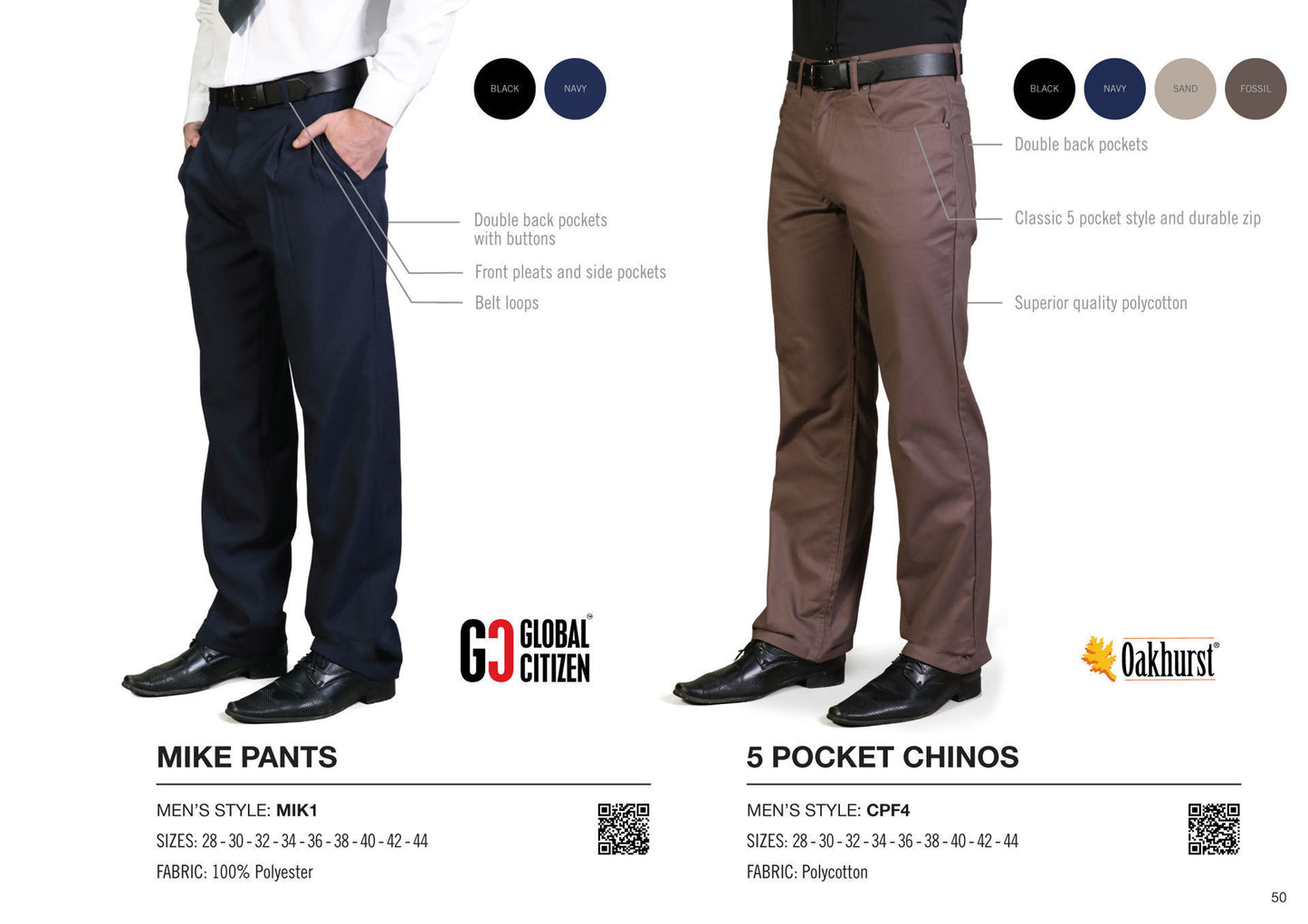 5 Pocket Chinos - Stone - While Stocks Last