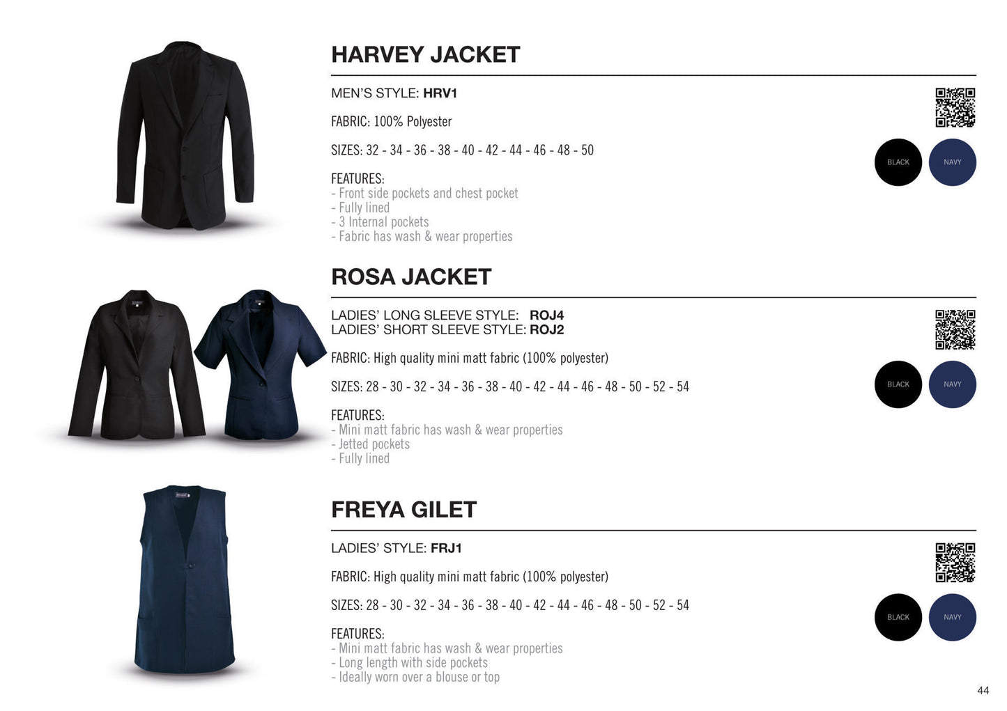 Rosa Jacket Short Sleeve - Navy - While Stocks Last