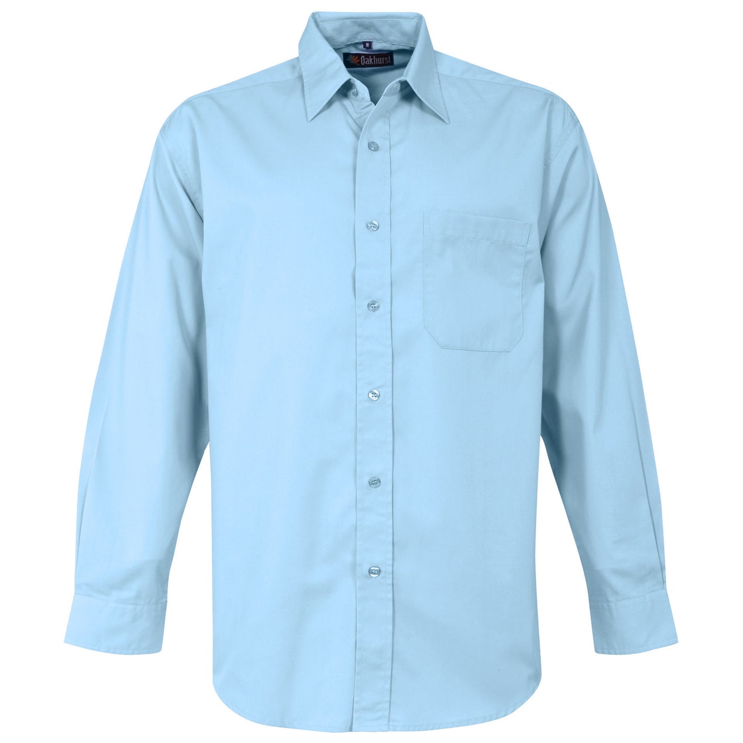 Classic Woven Shirt Long Sleeve - Blue Sky - While Stocks Last