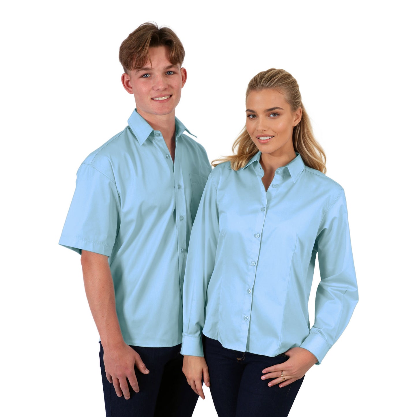 Ladies Classic Woven Shirt Long Sleeve