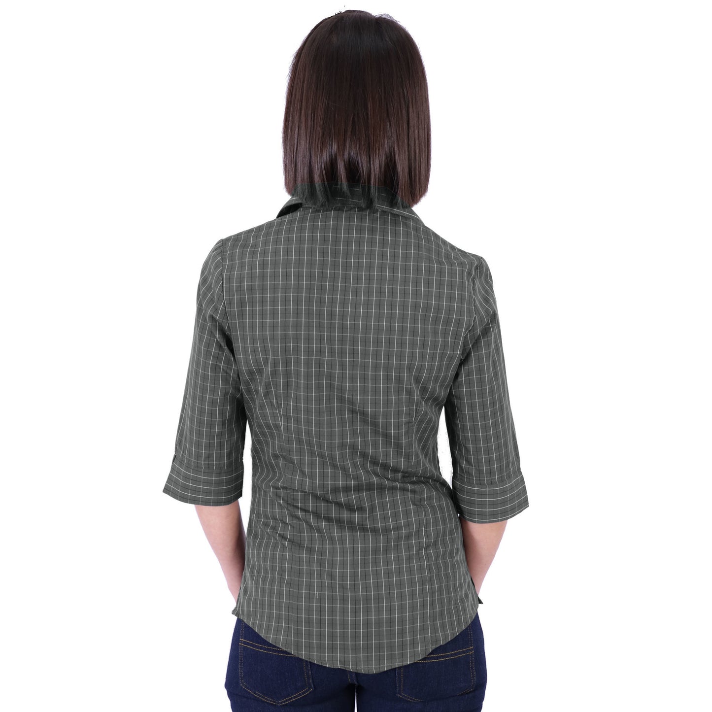 Donna Blouse 3/4 Sleeve - Check 3