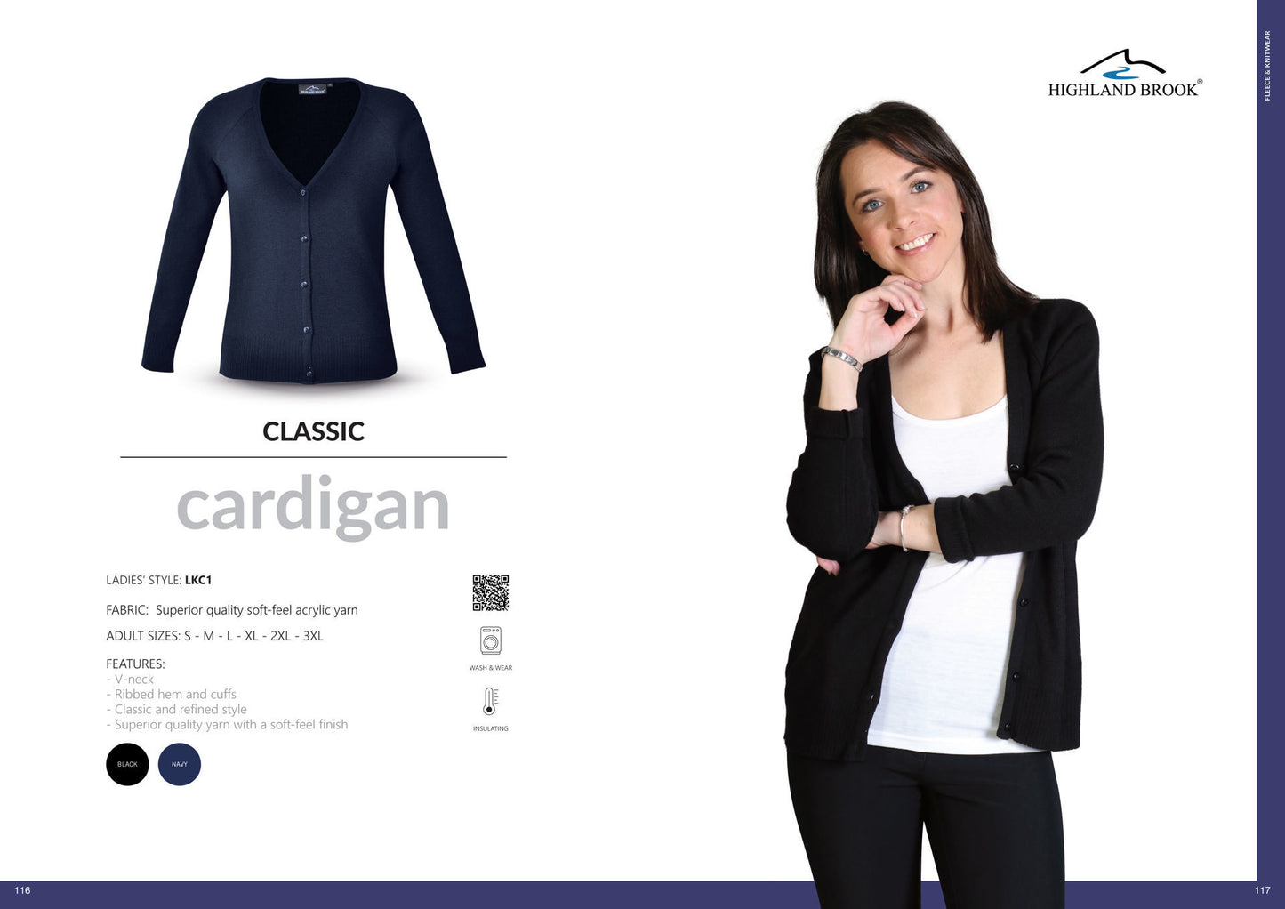 Ladies Classic Cardigan