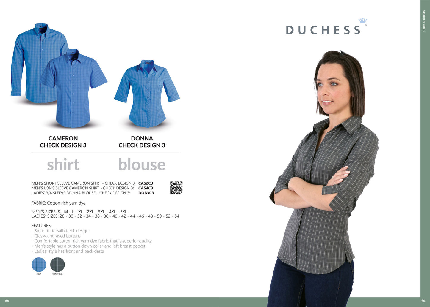 Cameron Shirt Short Sleeve - Check 3