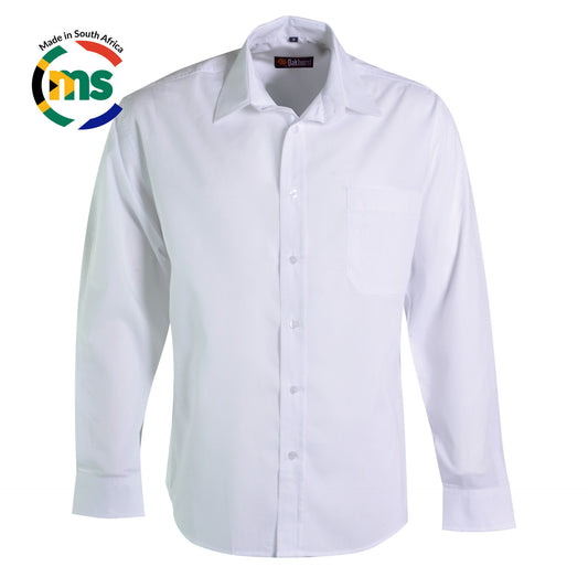 Icon Woven Shirt Long Sleeve - White - While Stocks Last