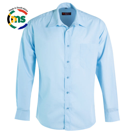 Icon Woven Shirt Long Sleeve - Sky - While Stocks Last