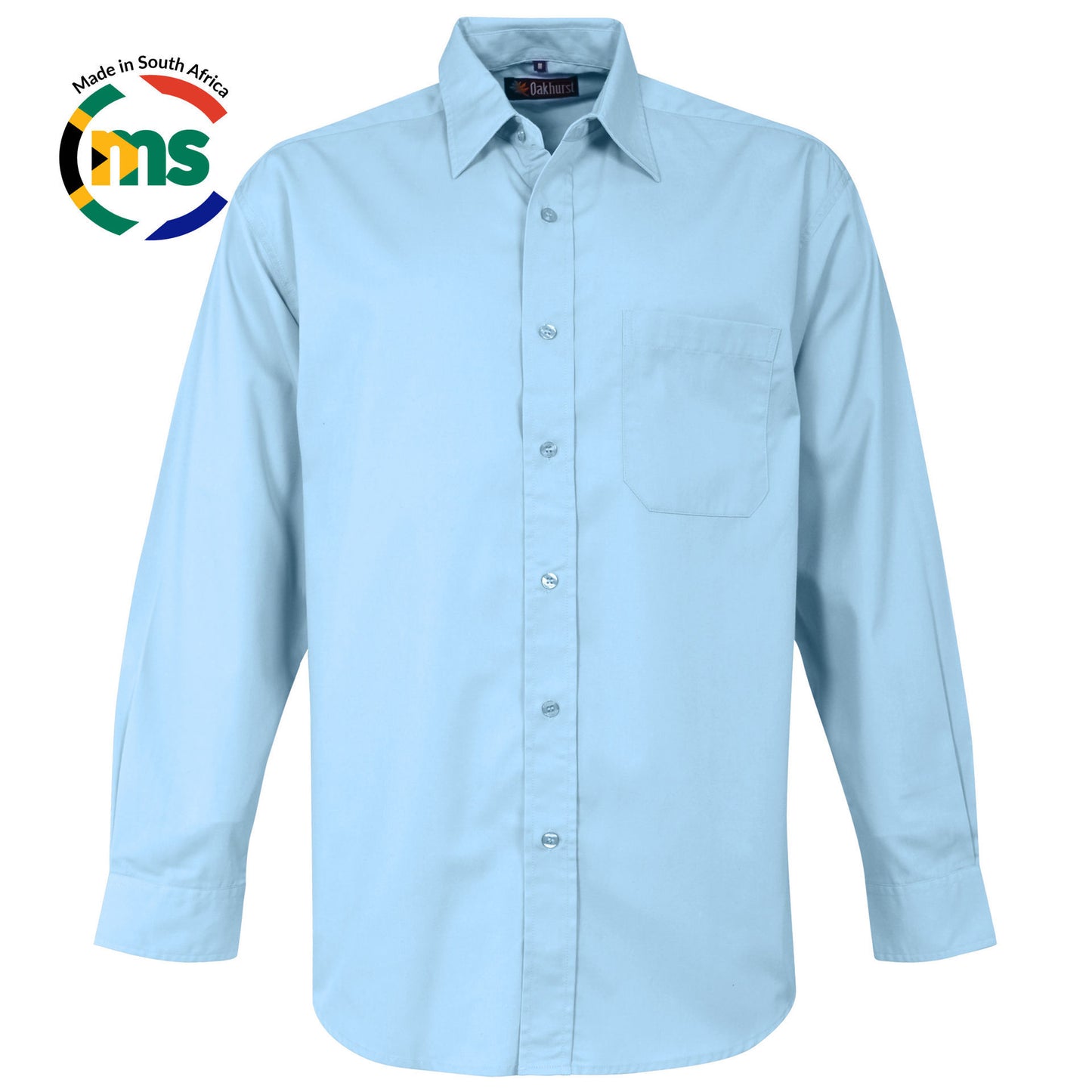 Classic Woven Shirt Long Sleeve - Blue Sky - While Stocks Last