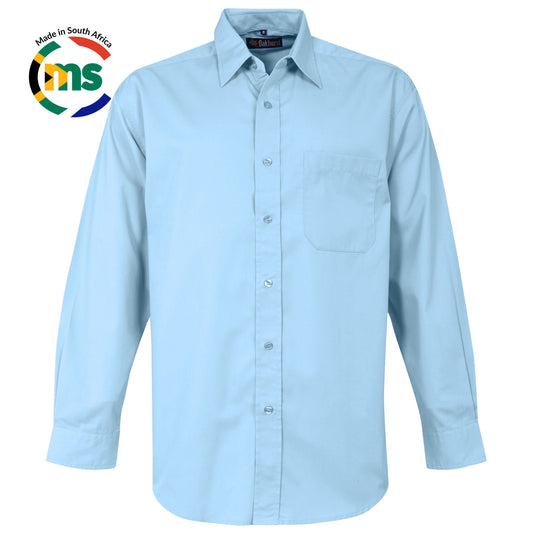 Classic Woven Shirt Long Sleeve - Blue Sky - While Stocks Last