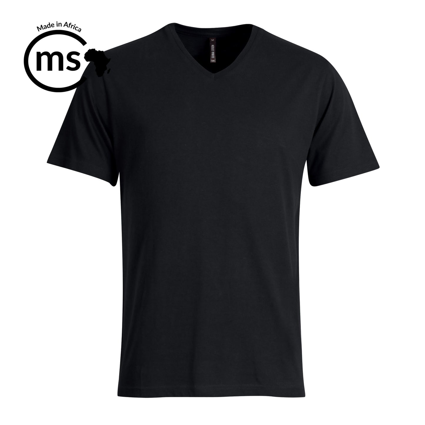 140g Urban Lifestyle V-Neck T-Shirt - Black - While Stocks Last