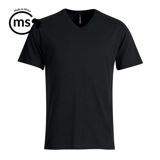 140g Urban Lifestyle V-Neck T-Shirt - Black - While Stocks Last