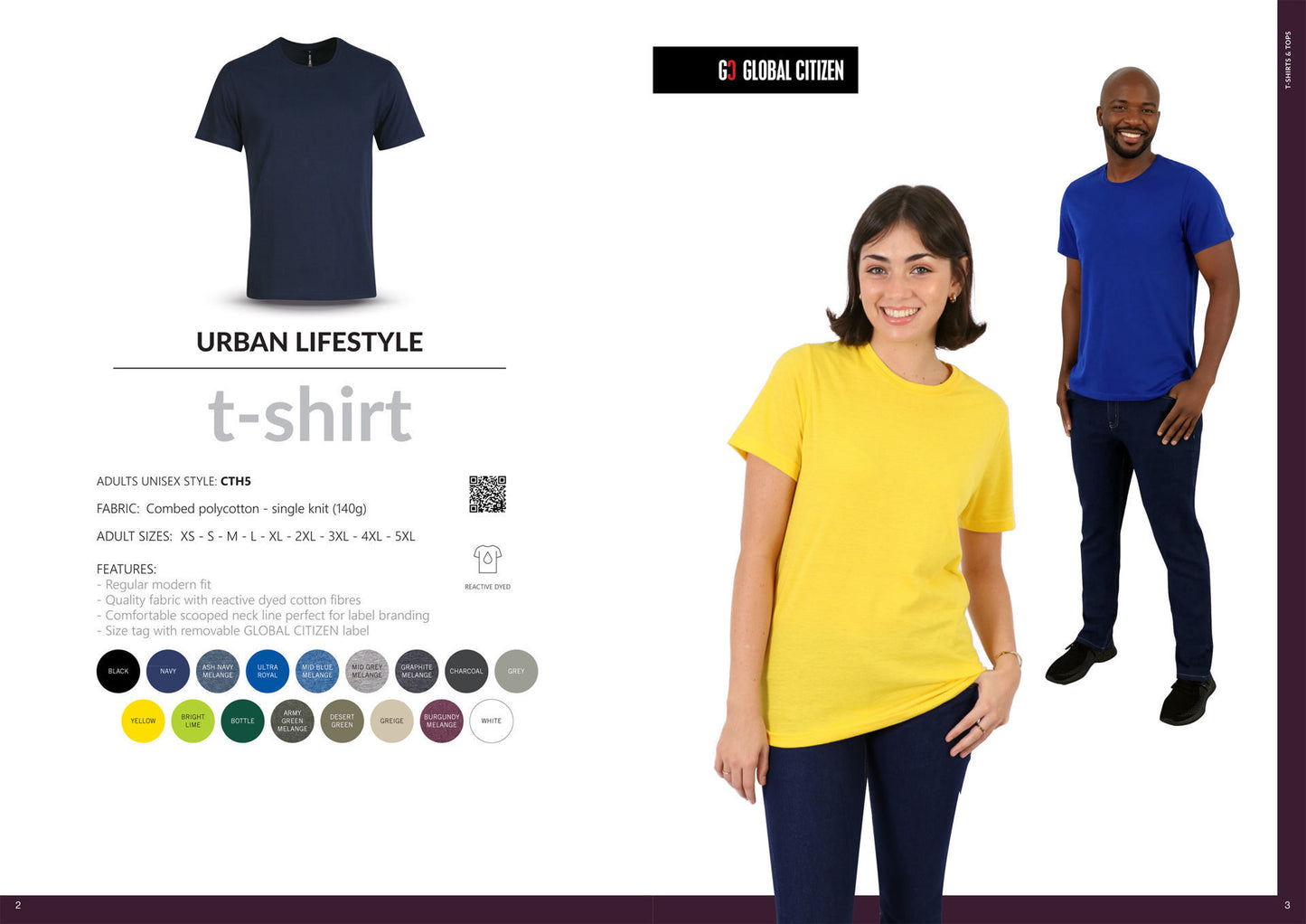 140g Urban Lifestyle T-Shirt -Combat Melange -  End Of Range