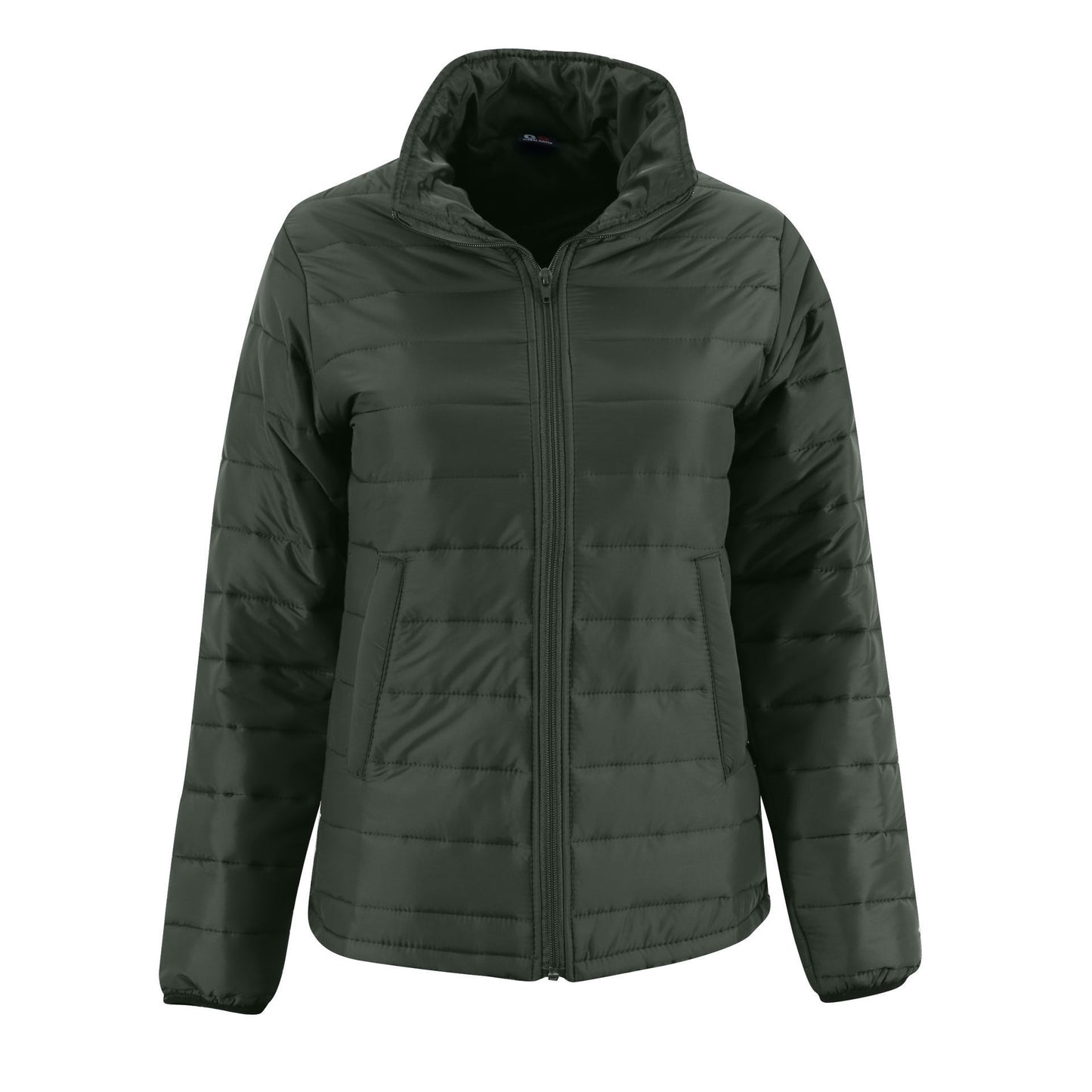Ladies' Peak Puffer Jacket - Olive Green - While Stock Last
