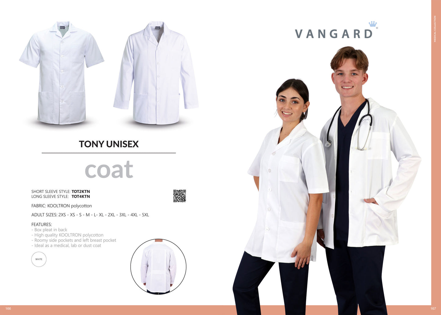 Tony Unisex Coat - Long sleeve