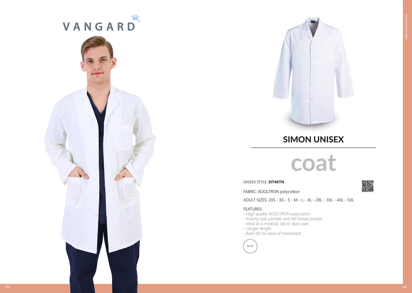 Simon Unisex Coat - Long sleeve