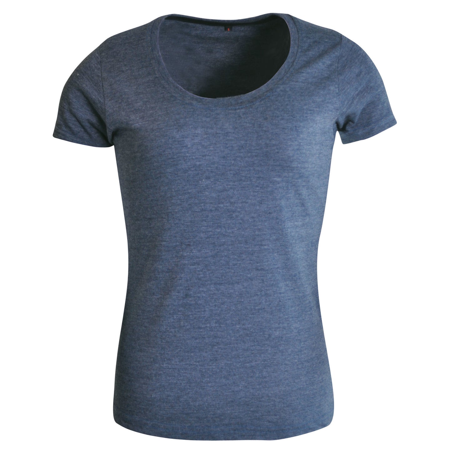 Ladies 150g Fashion Fit T-Shirt - Ash navy melange - End of range