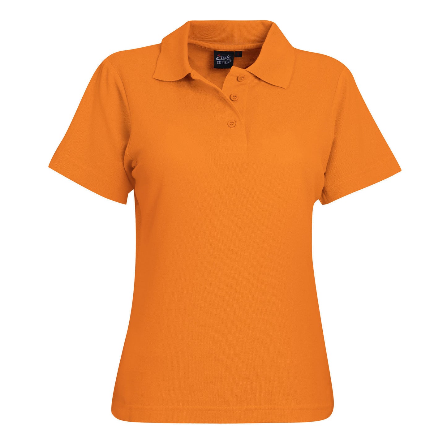 175g Ladies Classic Pique Knit Polo - Orange - End Of Range