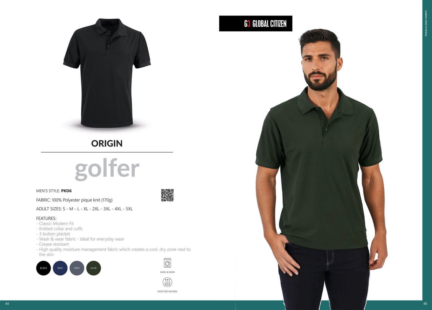 Origin Golfer - Olive Green - End Of Range