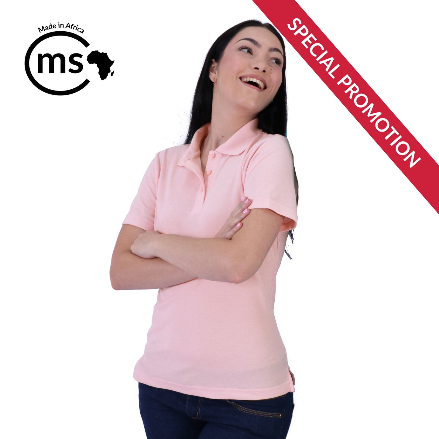 175g Ladies Classic Pique Knit Polo