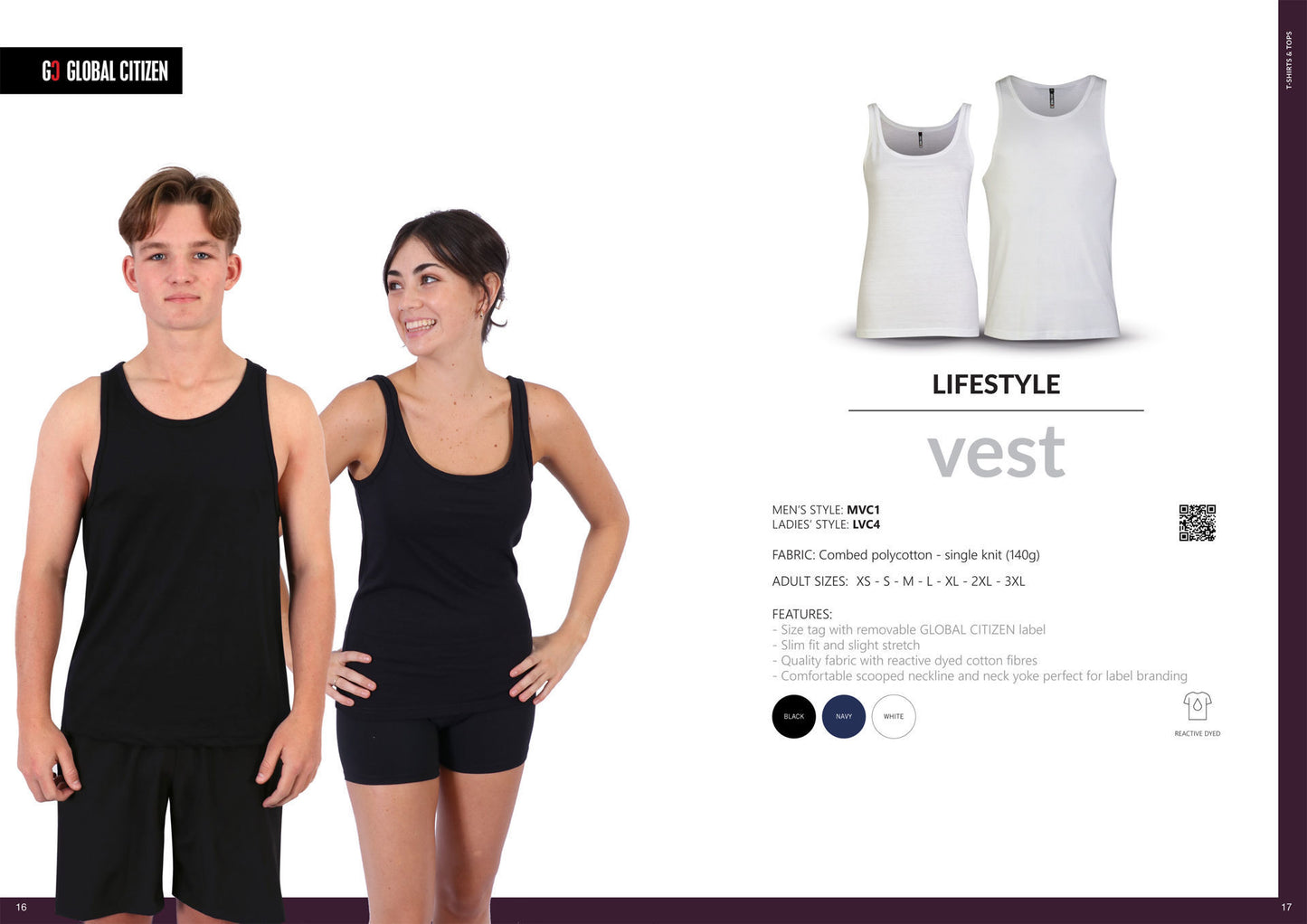 Mens Lifestyle Vest - Navy - End Of Range