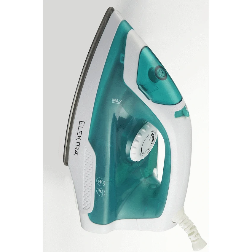 Elektra 1200W Steam Iron - Green