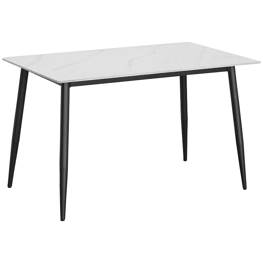Everfurn Theo Dining Table - White, Box 2 of 2