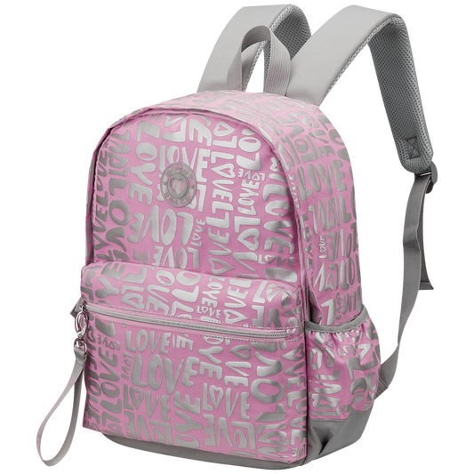 Quest Love-letter Backpack Pink