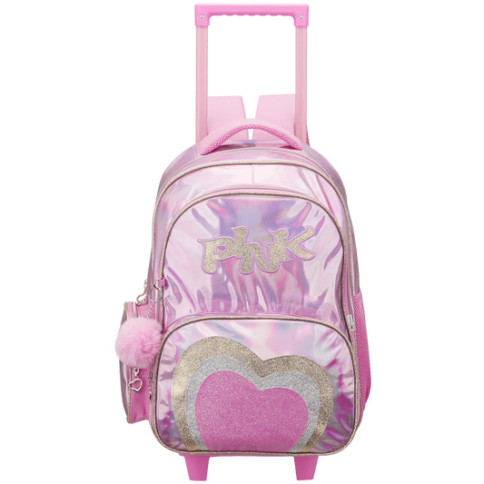 Quest Mirror-Glitz Trolley Backpack - Pink