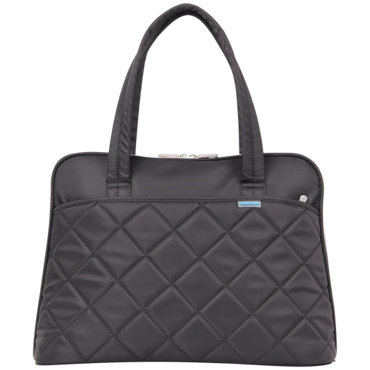 Kingsons 15.6" Shoulder Laptop Bag - Black - Ladies in Fashion