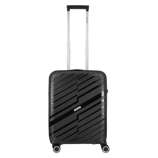 Travelwize Java PP 4-Wheel Spinner 75cm Luggage - Black