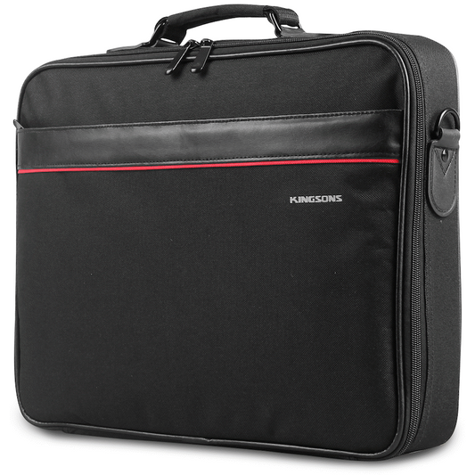Kingsons 15.6" Black Shoulder Bag - Office Series