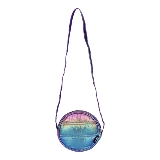Quest Puffer Cross Body Bag - Purple