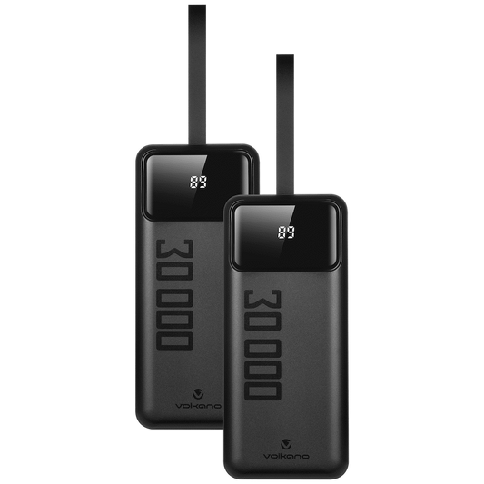 Volkano Punch Series 30000mah Power Bank Bundle of 2