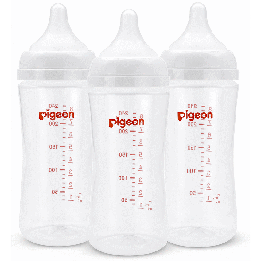 Pigeon Softtouch Bottle 240ml - Triple Pack
