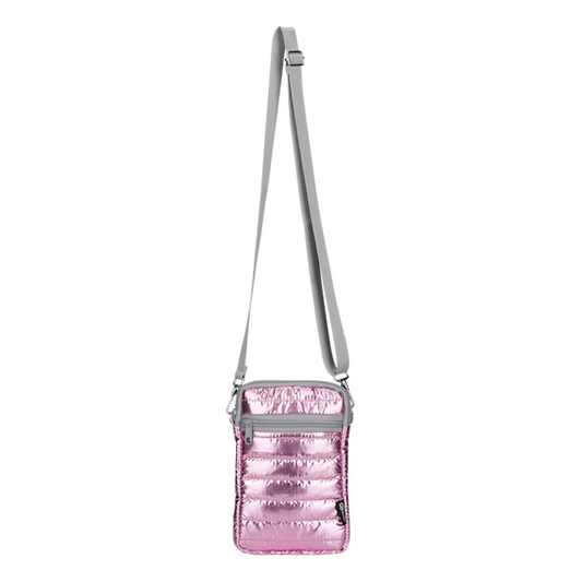 Quest Puffer Cross Body Bag - Pink