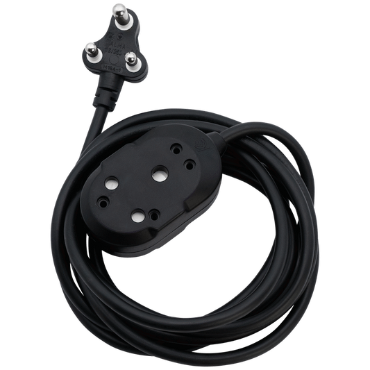 SWITCHED LIGHT DUTY Back To Back(BTB) EXTENSION LEADS 5M - BK