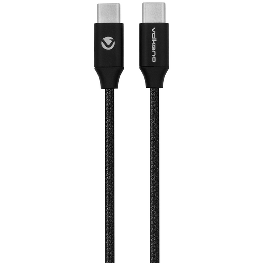 Volkano On-The-Go Type-C to Type-C 30w Cable - Black