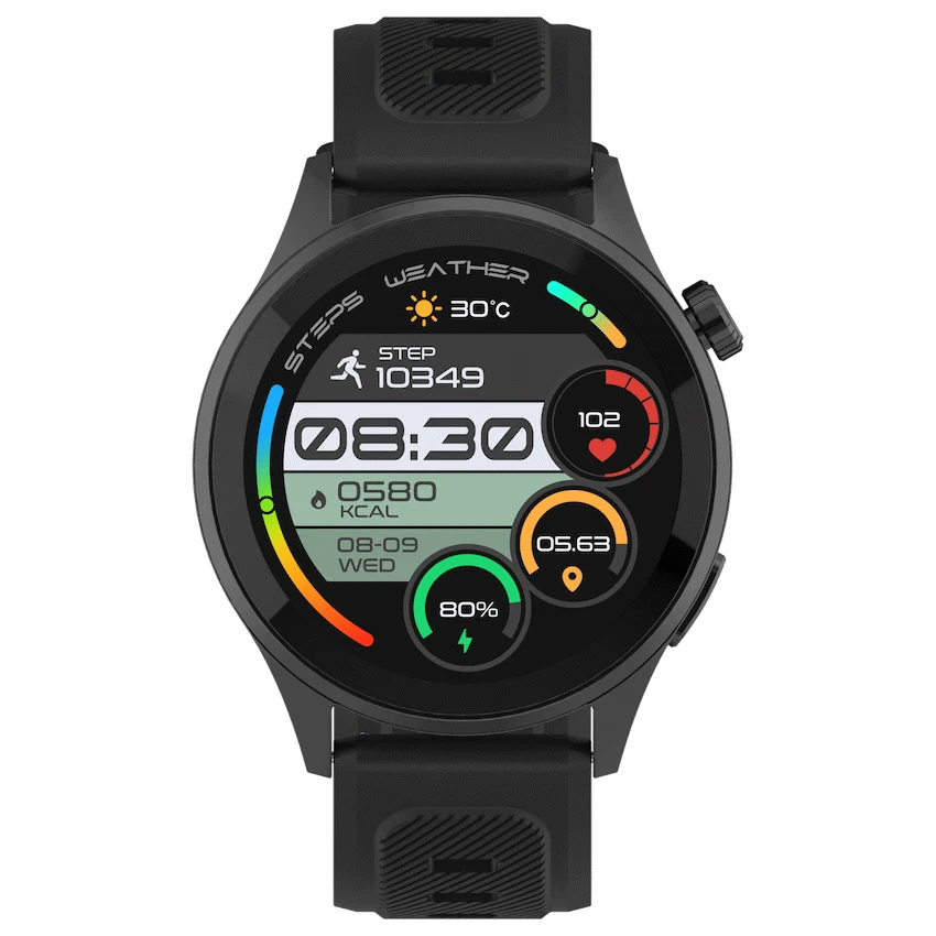 Tempo Pulse GPS Round  Smart Watch