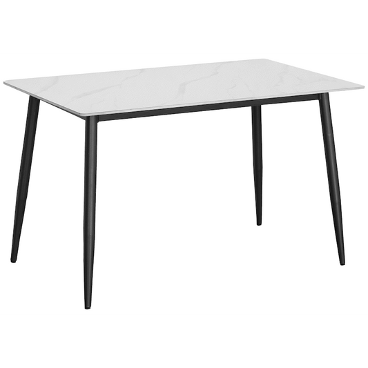 Everfurn Theo Dining Table - White, Box 1 of 2