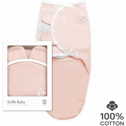 Echo Baby Newborn Swaddle Wrap - Blush