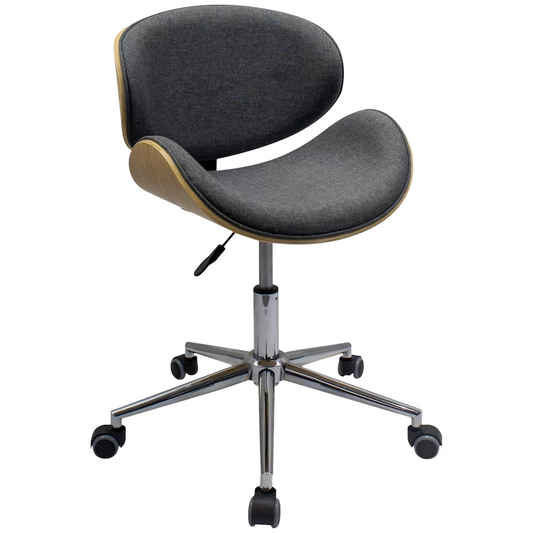 Amos Mid Back Office Chair - Grey
