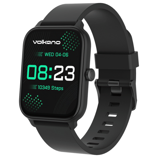 Volkano Linea Series Ultra-Slim Smartwatch - Black