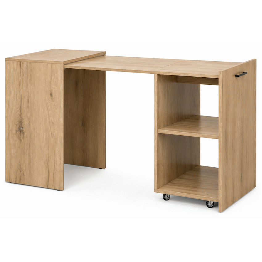 Everfurn Adaptive Desk - Brown